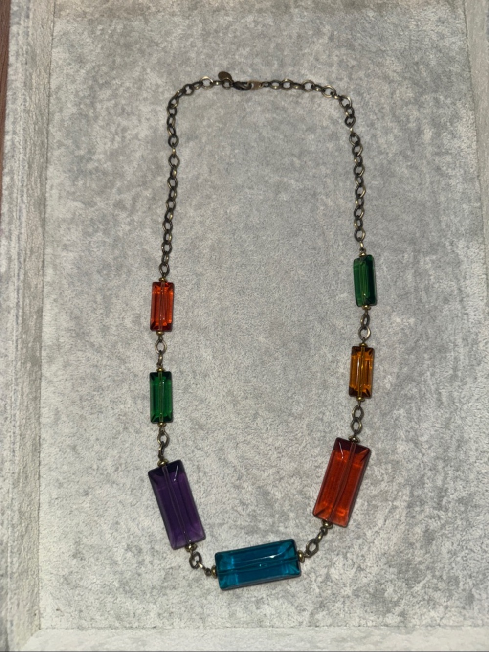 Joan Rivers Multicolor Rectangular Bead Necklace - Picture 12 of 14